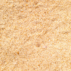 Bright sand texture background with copy space.
