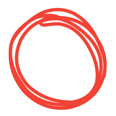 red highlight circle
