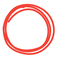 red highlight circle