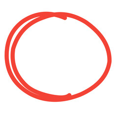 red highlight circle