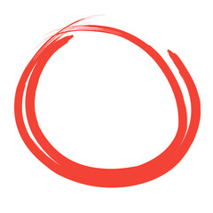 red highlight circle