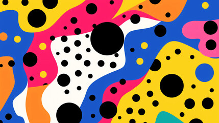 Colorful background in pop art style. Abstract.