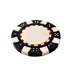 poker chip isolated on white or transparent background 
