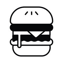 Hamburger Icon vector. Stock illustration.