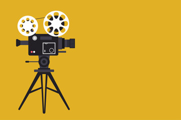 Obraz premium PROYECTOR VINTAJE ANTIGUO DE CINTA