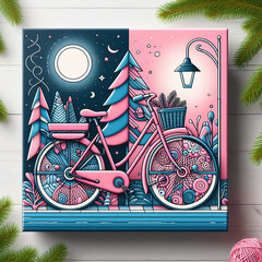 The Mystery of the Pink Bicycle: A Moonlit Forest Beckons Exploration