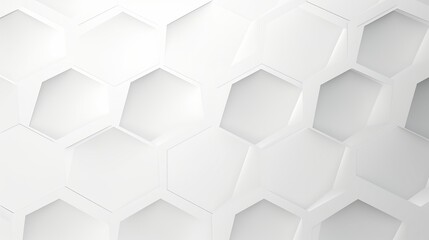 Dynamic business concept: abstract white hexagon background - vector illustration for modern designs and presentations

