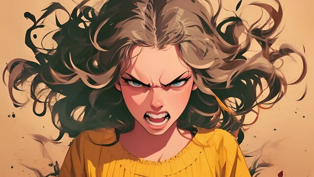 激怒する女性,Generative AI 