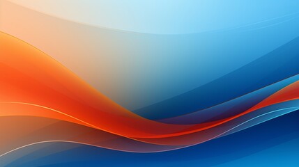 Vibrant abstract business background: dynamic blue and orange design with striking lines

