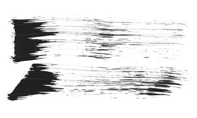 Realistic rough black marker. Set of ink lines. The doodle is drawn on a white isolated background with a black marker. Hand painted. Black marker on paper isolated on white background