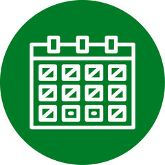Calendar with event date Icon
