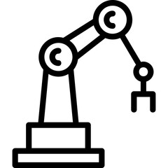 Industrial Robot Icon