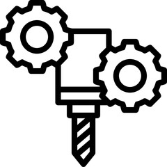 CNC Machine Icon