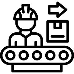 Manufacturing Process Icon