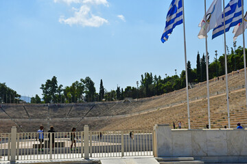Athens; Greece - august 29 2022 : Panathenaic stadium