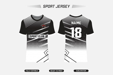 Sport Jersey Design. Sublimation Sports Jersey. EPS10