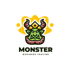 king monster logo design