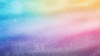 Rainbow pastel glitter background