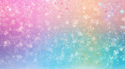 Rainbow pastel glitter background