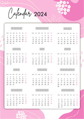 2024 Calendar Printable