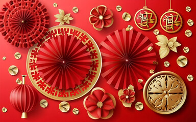 chinese new year greeting card