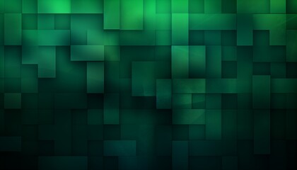 abstract green background with squares