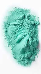 SEA FOAM, vertical photo, powdery texture, turquoise color