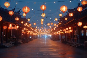 chinese spring festival atmosphere professional photography