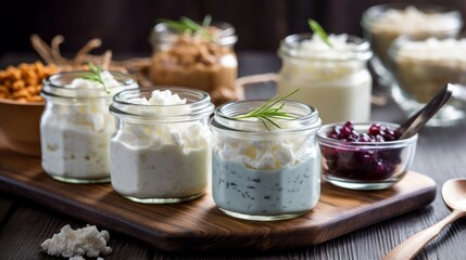 Fortifying Probiotics Showcase probiotic-rich food AI generated
