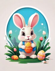Hare Today, Joy Tomorrow: Easter Bunny Illustration Delight