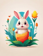 Whisker Wonderland: Dive into the Charm of Easter Bunny Art