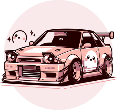 Cute jdm stanced car