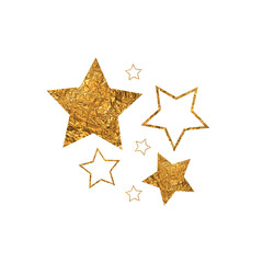 Obraz premium Golden stars decor