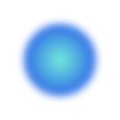 Y2k Gradient circle blurred elements abstract shapes.