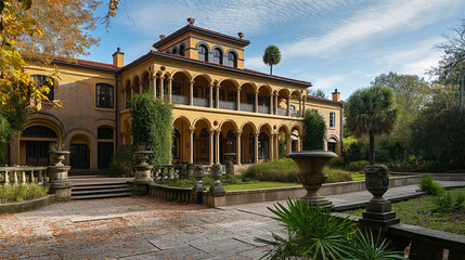 Fototapeta premium palace in the park