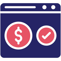 Monetization vector icon illustration of Finance and Money iconset.