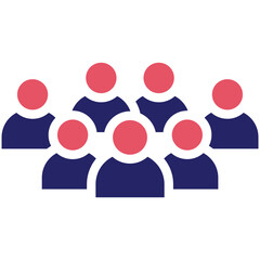 Team vector icon illustration of Business and Office iconset.