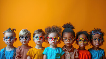 Colorful glasses for children