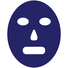 Facial Mask vector icon illustration of Spa iconset.