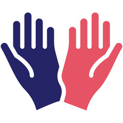 Praying vector icon illustration of Ramadan iconset.