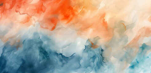 Vibrant Abstract Watercolor Background, Colorful Abstract Watercolor Splash, Dynamic Watercolor...