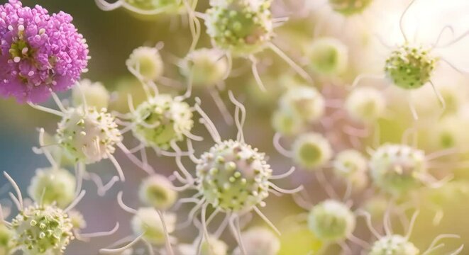 Microoragnism (mov) made with Ai generative technology