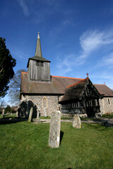 Fototapeta na wymiar All Saints Church in Doddinghurst, Essex, England