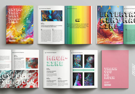 Entertainment Magazine Template