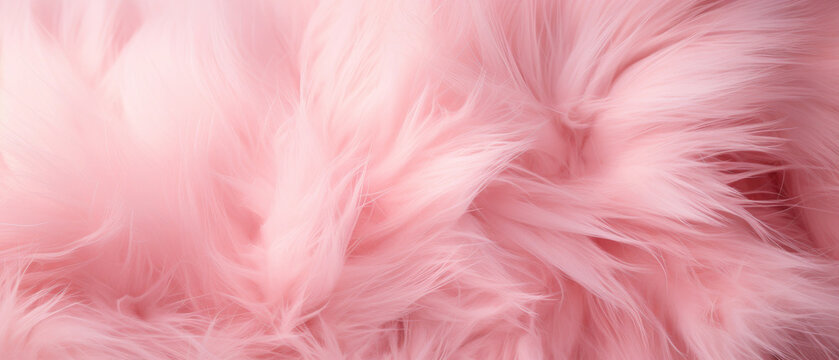 Fondo de textura con pelaje de color rosa con ondas