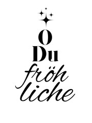 Illustration für das Lied O DU FRÖHLICHE auf transparentem Hintergrund