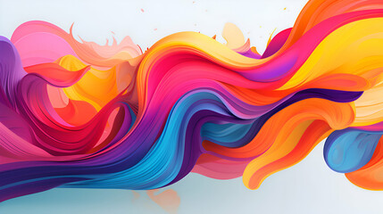Obraz premium Abstract colorful background. 3d rendering. 3d illustration.