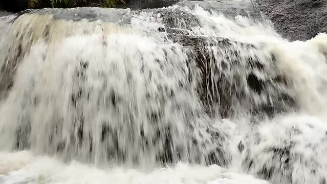 beautiful Artificial waterfall at Tapian Puti, One of the natural tourist attractions is located in the Korong/Sikabu Village area, Lubuk Alung, Padang Pariaman