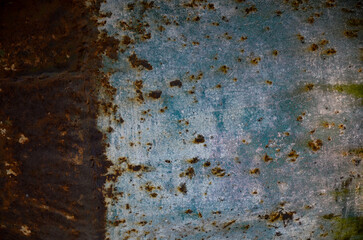 Stara blacha pokryta rdzą