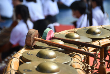 Gong,Thai musical instrument, photo stock